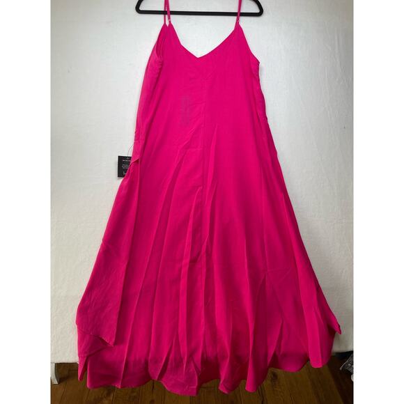 LULU's Spaghetti Strap Hi-Lo Tiered Dress, Size Medium, NEW! - Picture 2 of 5